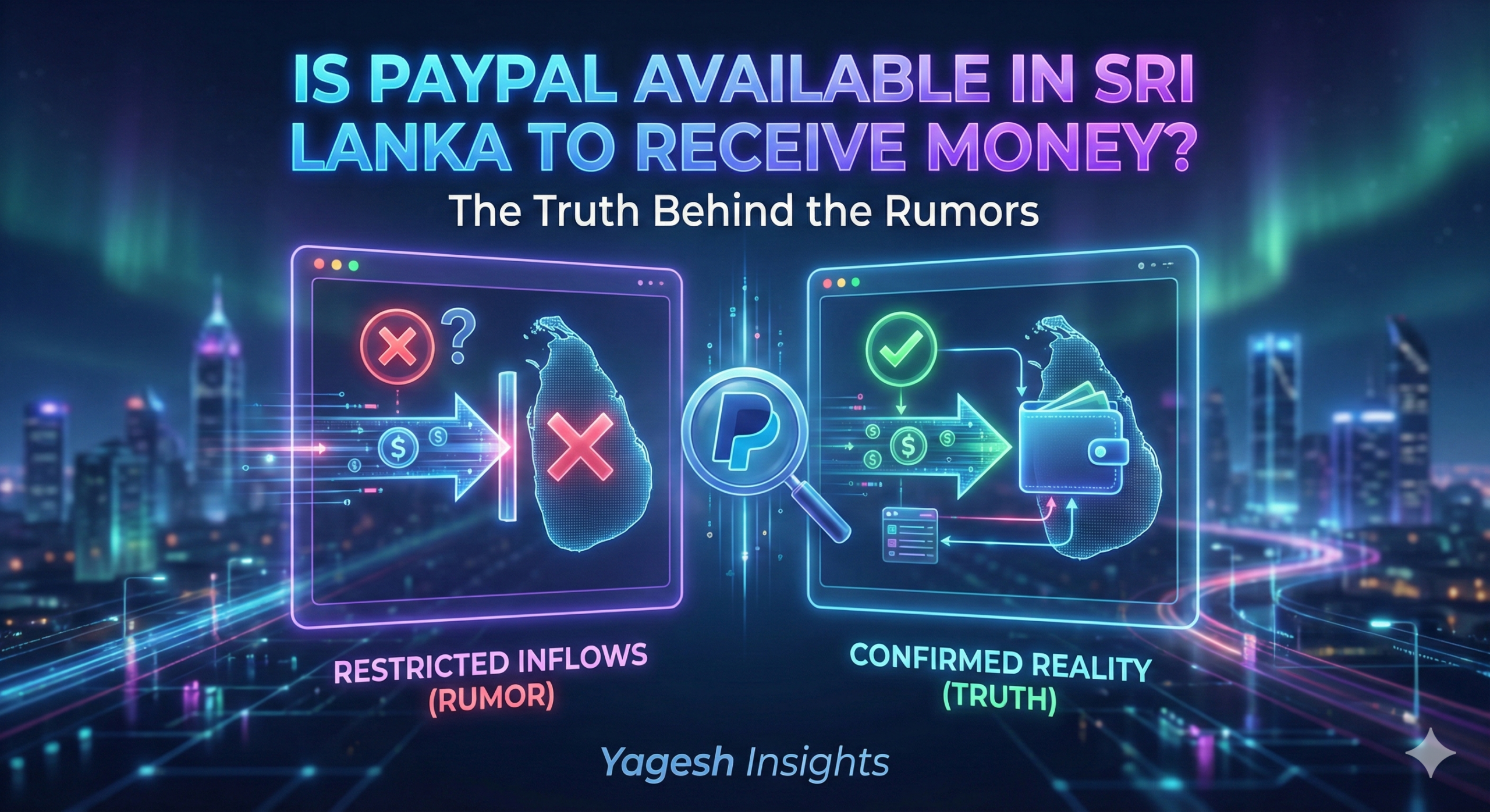 PayPal Sri Lanka, receive money PayPal Sri Lanka