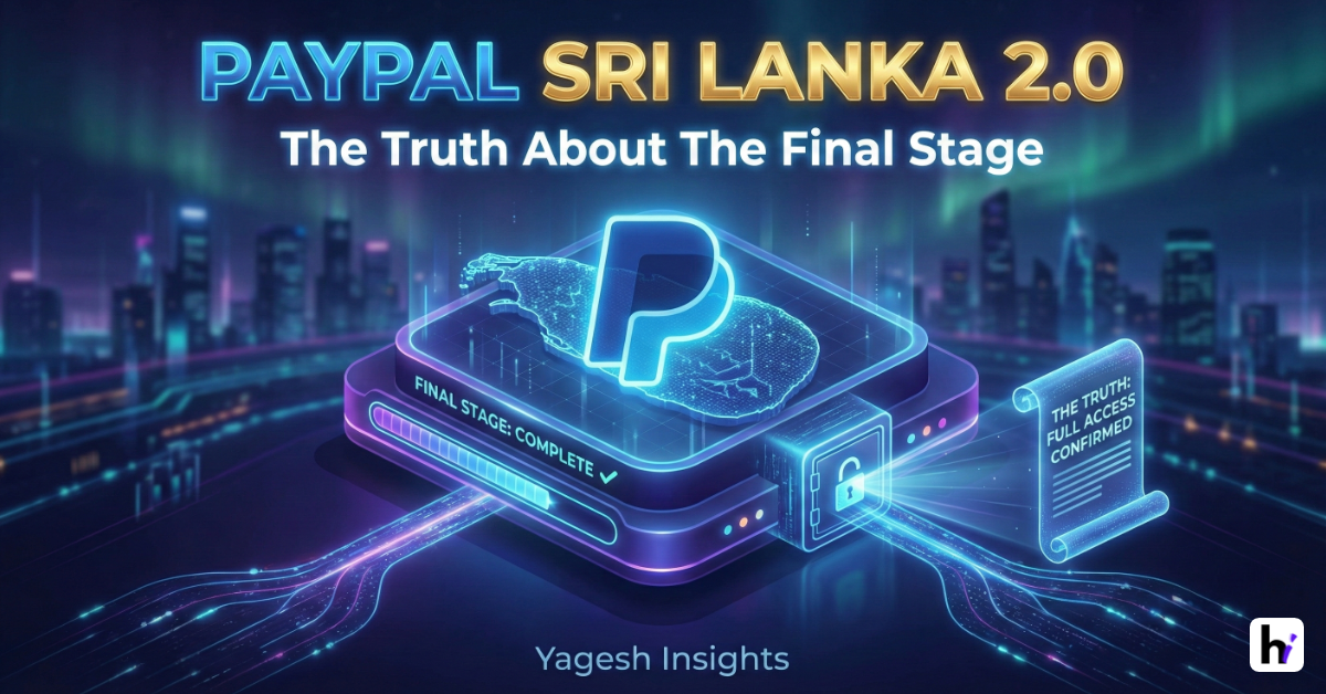 does paypal work in sri lanka