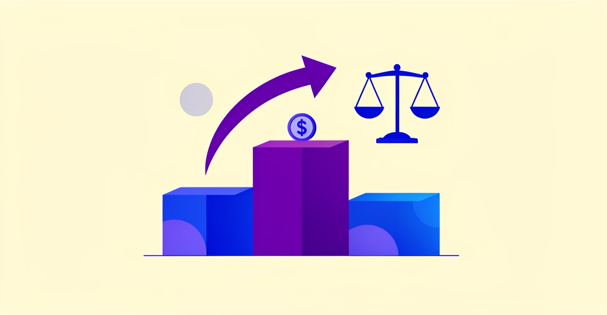 SEO Pricing guide featured image with tier boxes and growth arrow